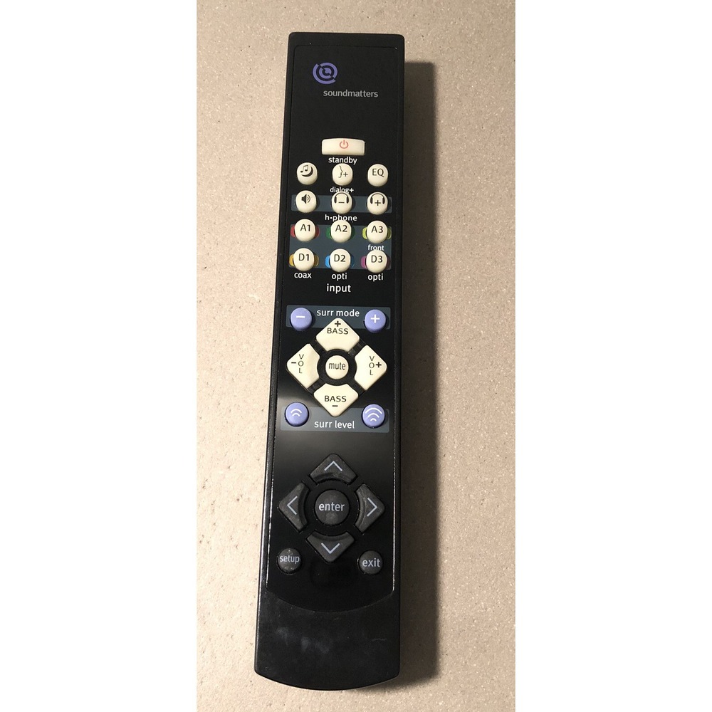soundmatters SLIMstage remote control for 30, 40 or 50